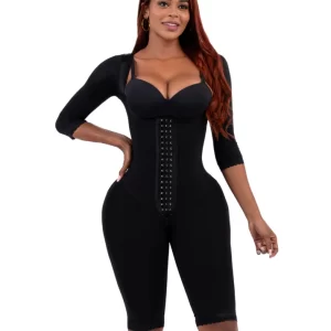 Faja de Compresion Alta Reloj de Arena con Varillas en Espalda - Ref: 225